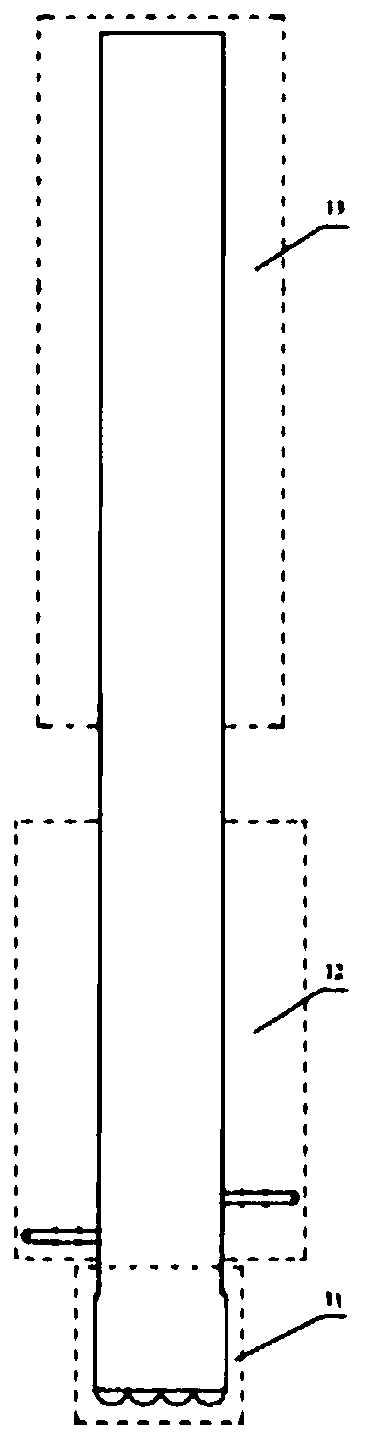 A two-way reciprocating drilling three-stage reaming drilling tool and drilling method for large-caliber well completion in structural coal