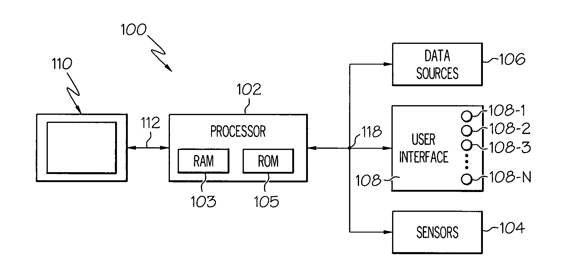 Altimeter setting display and storage system and method
