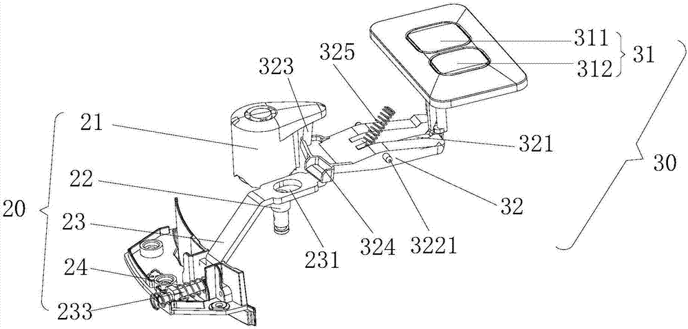 Driving mechanism, pot cover component and cooking appliance