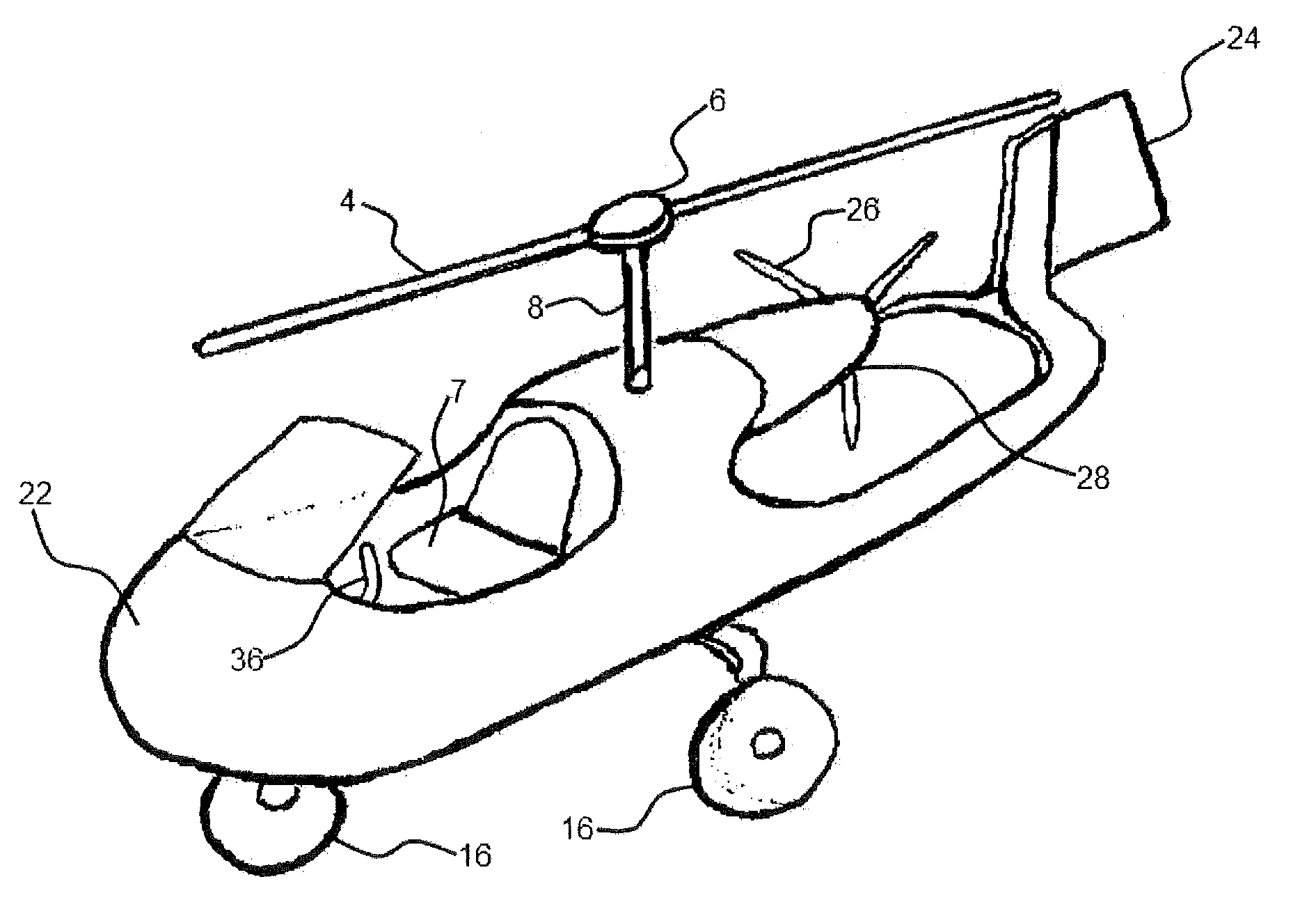 Autogyro with pre-rotation