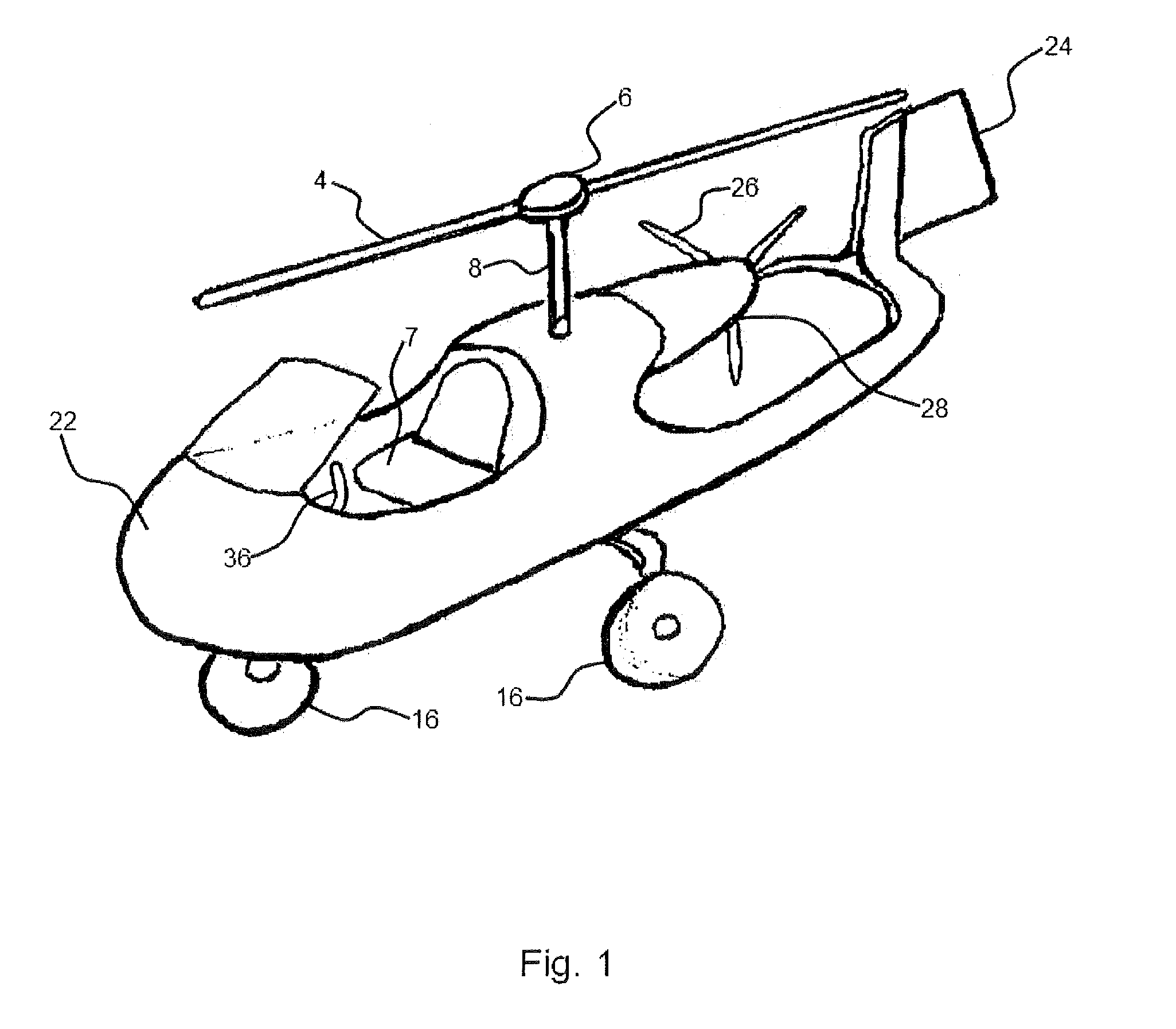 Autogyro with pre-rotation