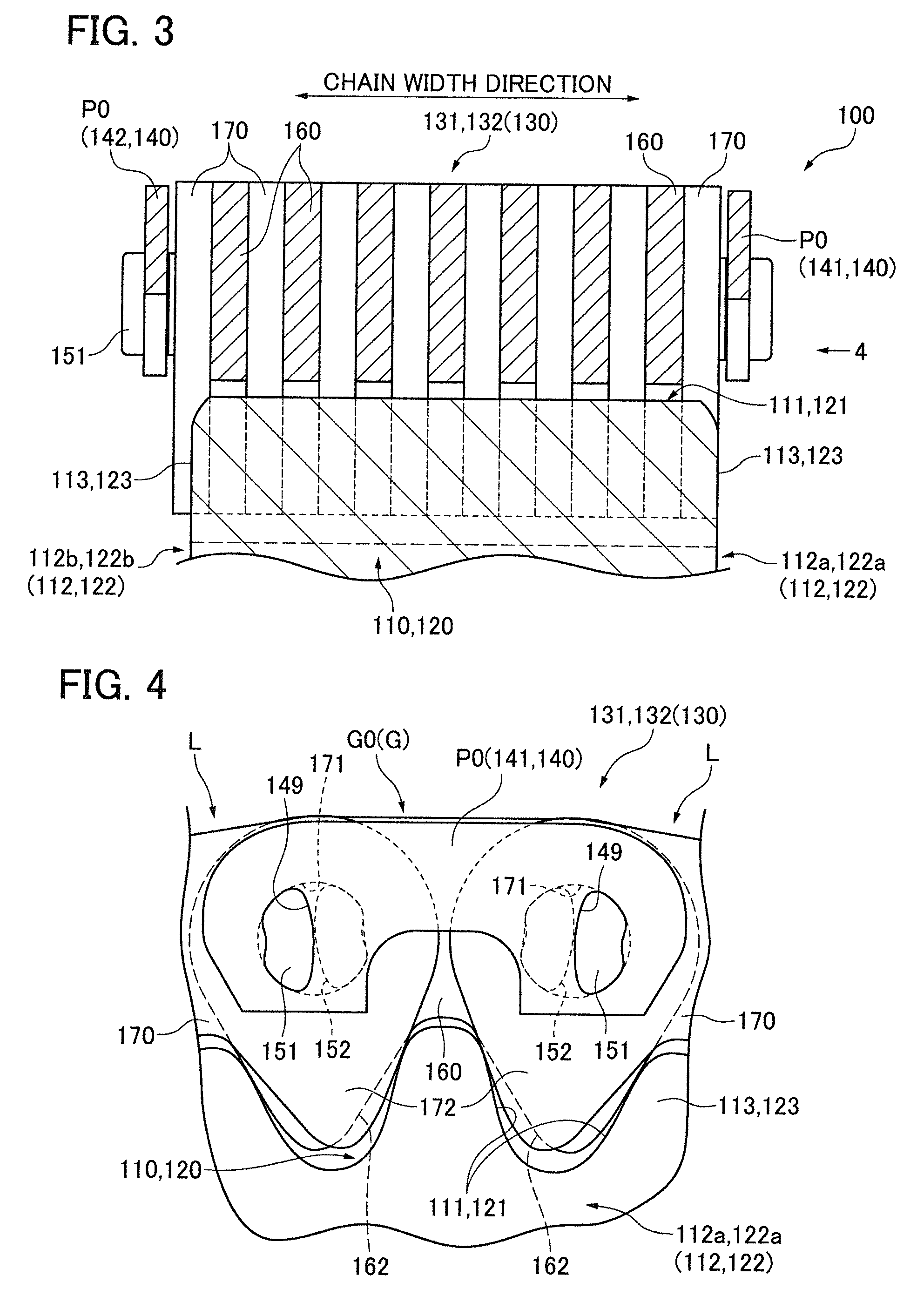 Chain transmission device