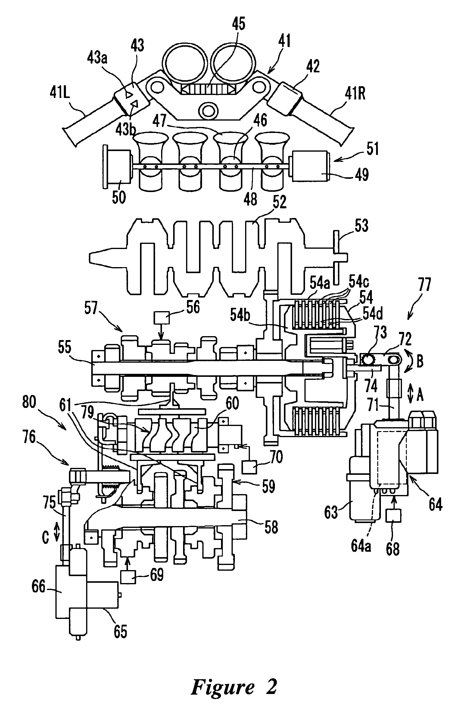 Clutch control device and vehicle