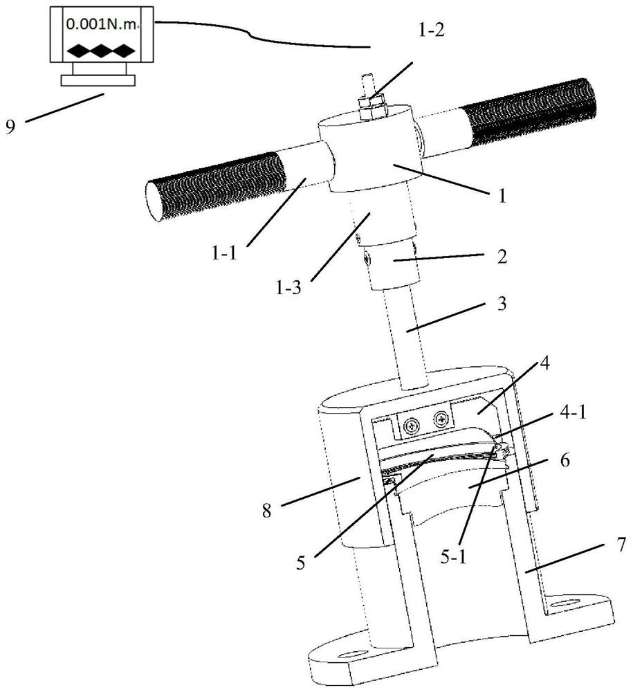 Digital display type pressing ring torque fastening device and method