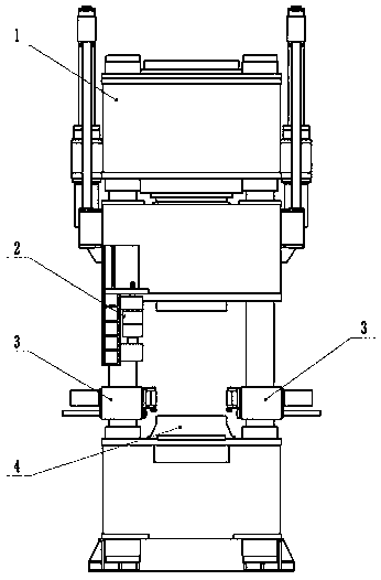 Full-automatic multi-station forging hydraulic press