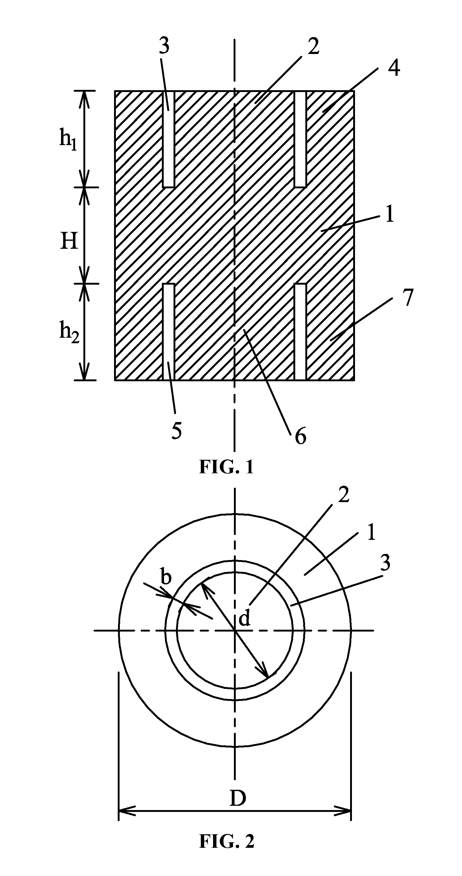 Rock specimen and method for testing pure shear of the same