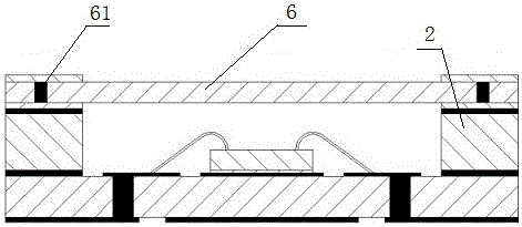 Package structure of semiconductor light-emitting chip with airtight window free of silica gel