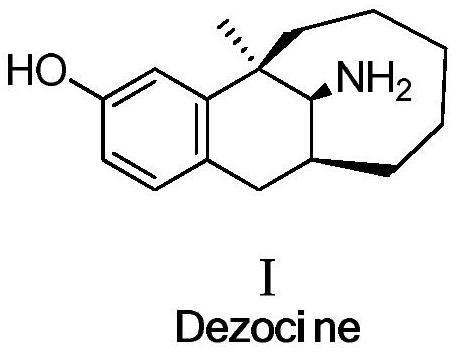 A kind of asymmetric synthesis method of dezocine key intermediate