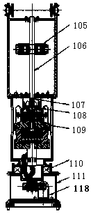 Full-sea-depth magnetic coupling transmission motor and full-sea-depth two-dimensional holder