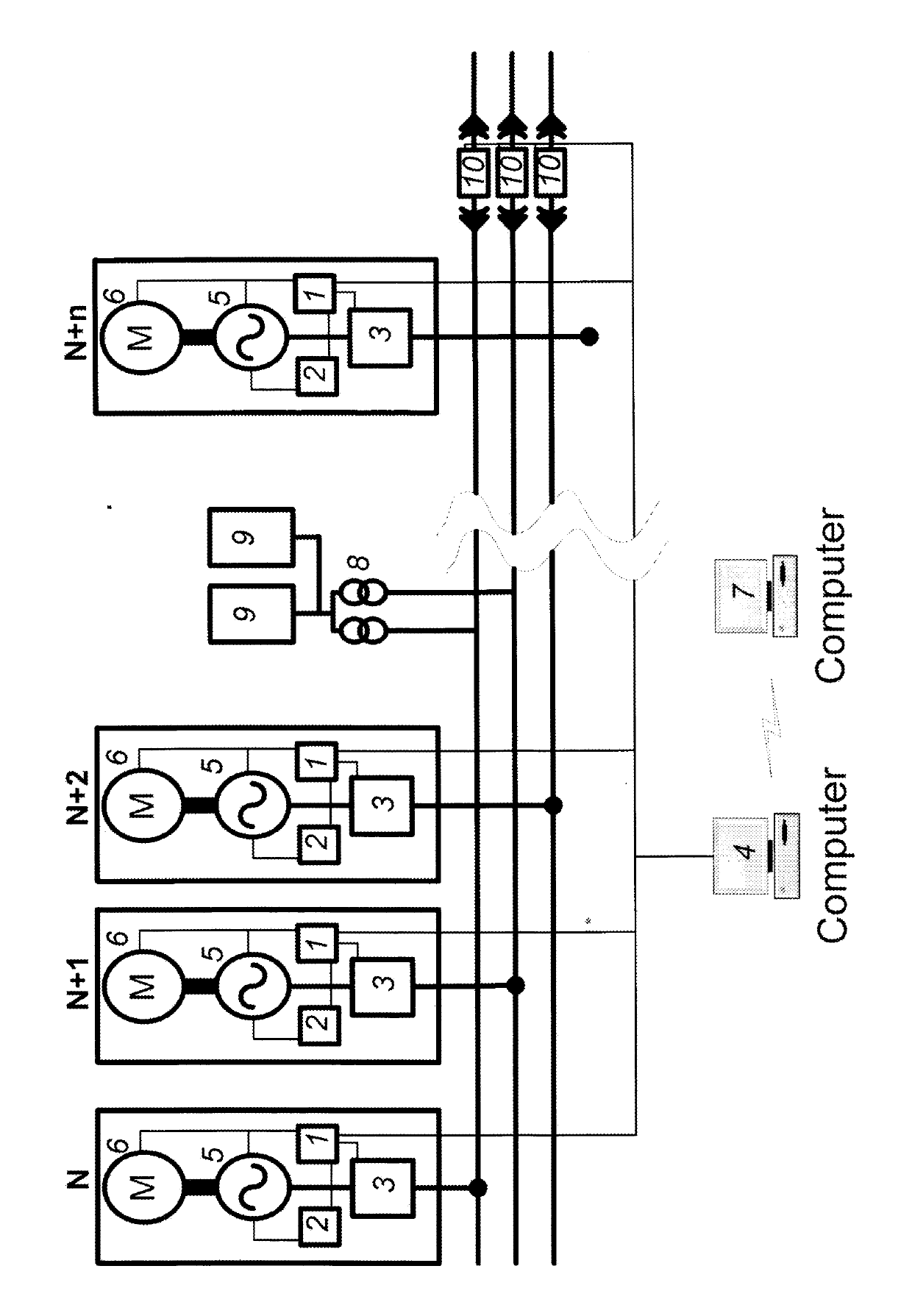 System for controlling electrical power generation