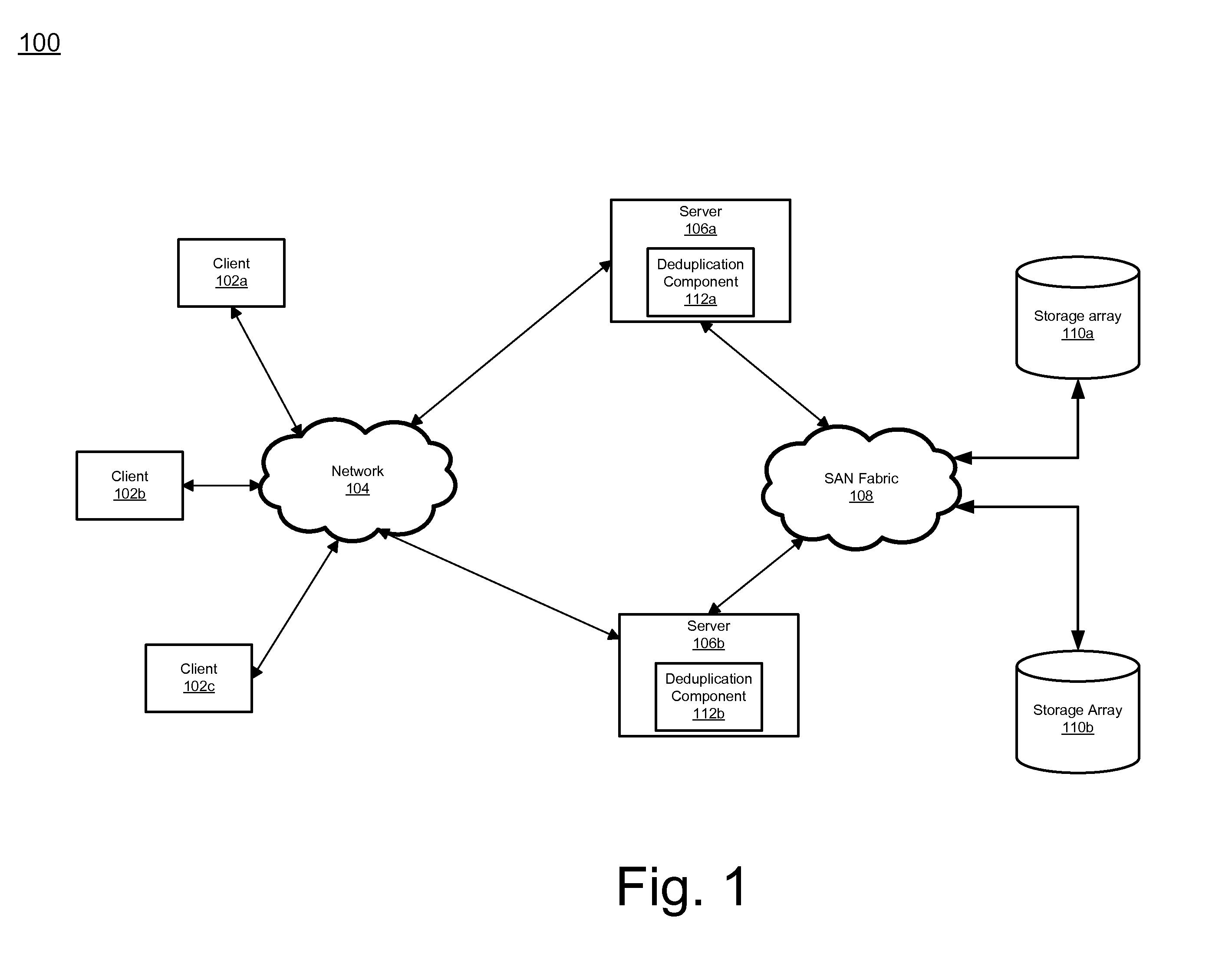 Method and system for providing deduplication information to applications