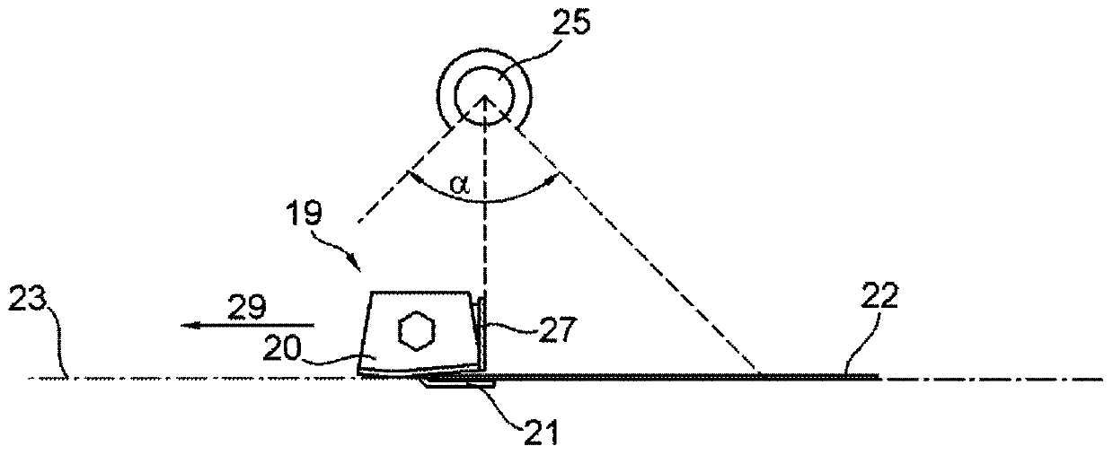 Gripper carriage, sheet-processing machine comprising gripper carriage and radiation dryer, and method for transporting sheets