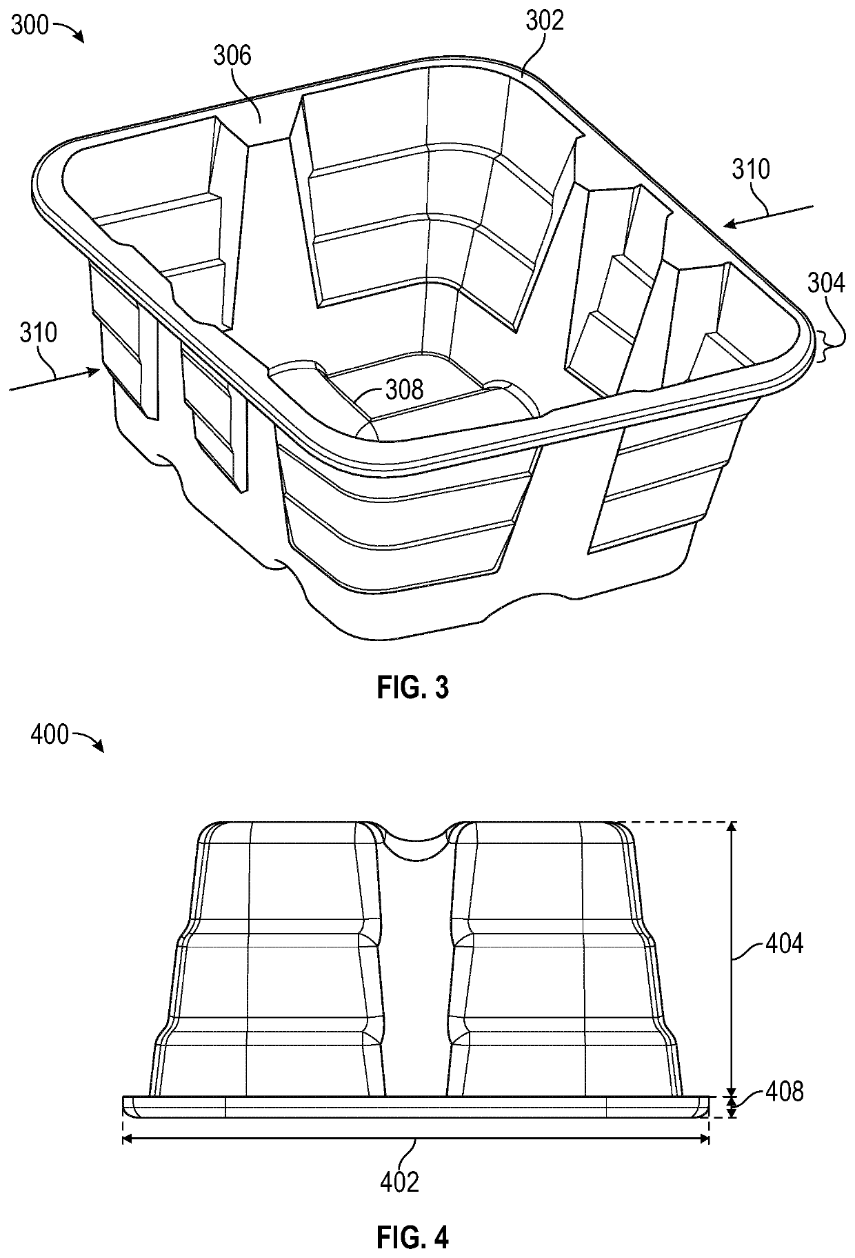 Methods and apparatus for manufacturing fiber-based meat containers