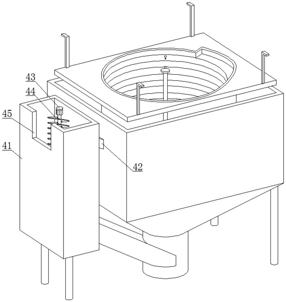 Spiral-flow type desilting device for water conservancy project construction and implementation method thereof