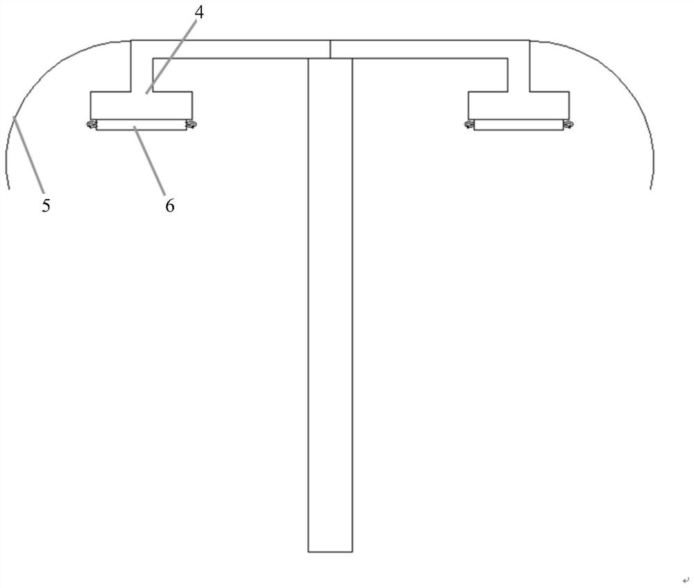 Hanging type suspension frame and maglev vehicle system