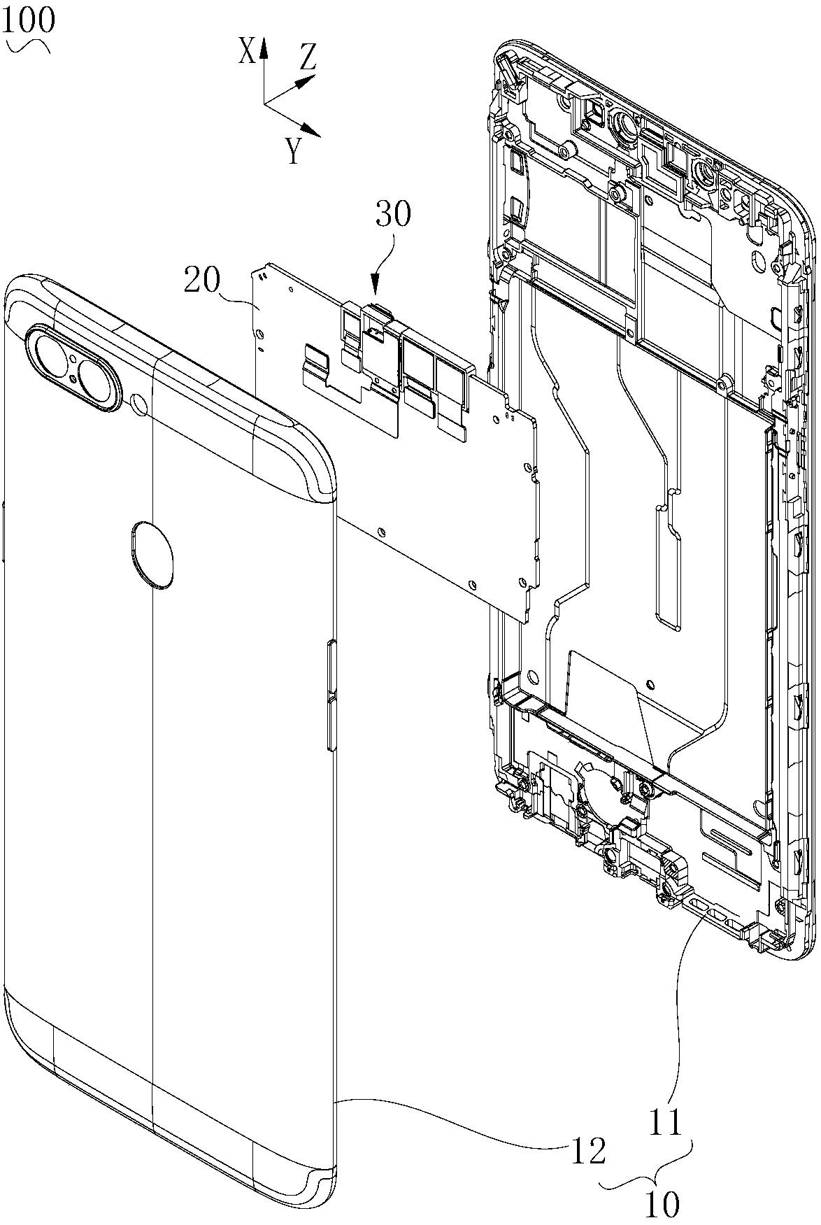 Bracket, input and output component and electronic device