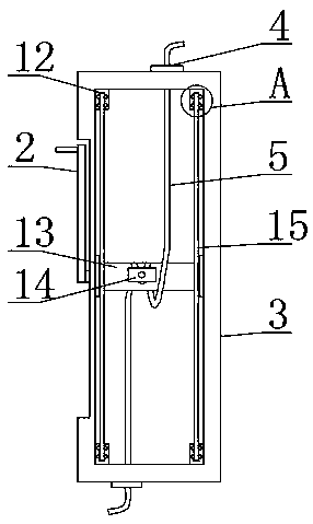 Effusion drainage device for oncology department