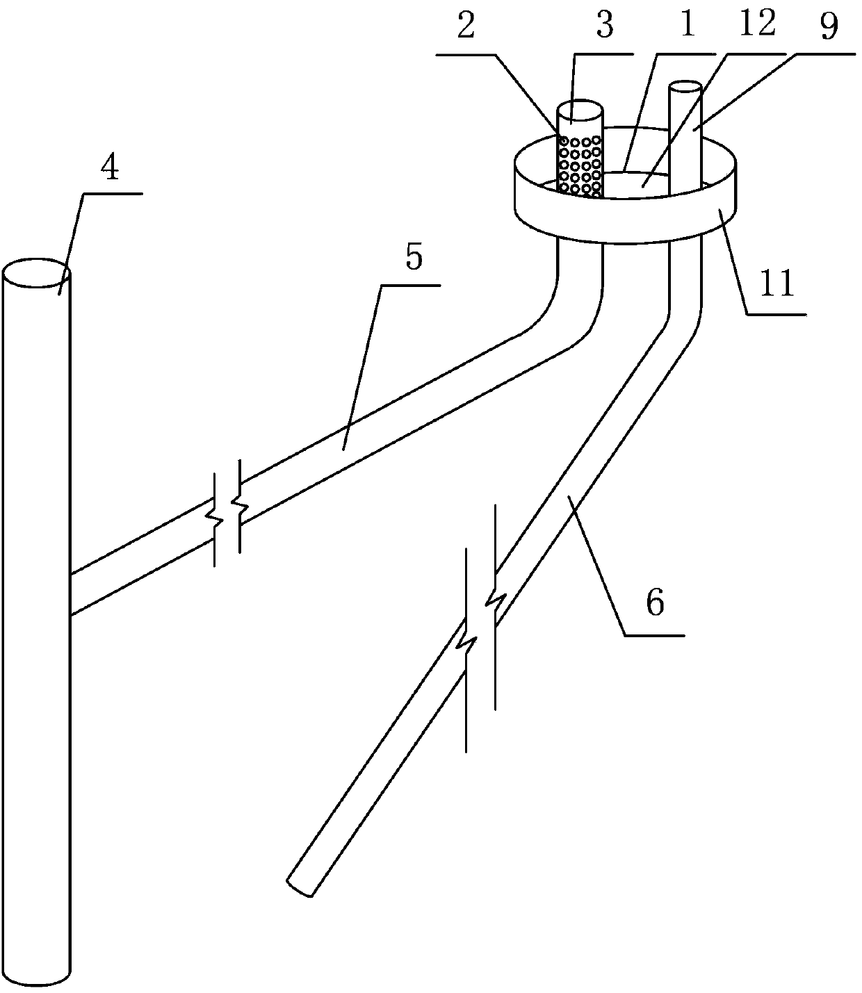 Device for discharging pollutions at bottom and surface of culture pond and automatically collecting diseased fishes and dead fishes