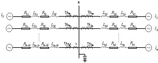 Method for identifying internal and external faults of bus area through simulation after test