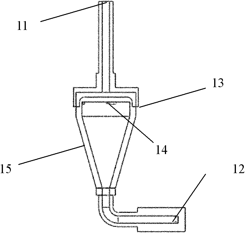 Atomizing jet-spray device for reducing agent for purifying exhaust nitric oxide of diesel engine