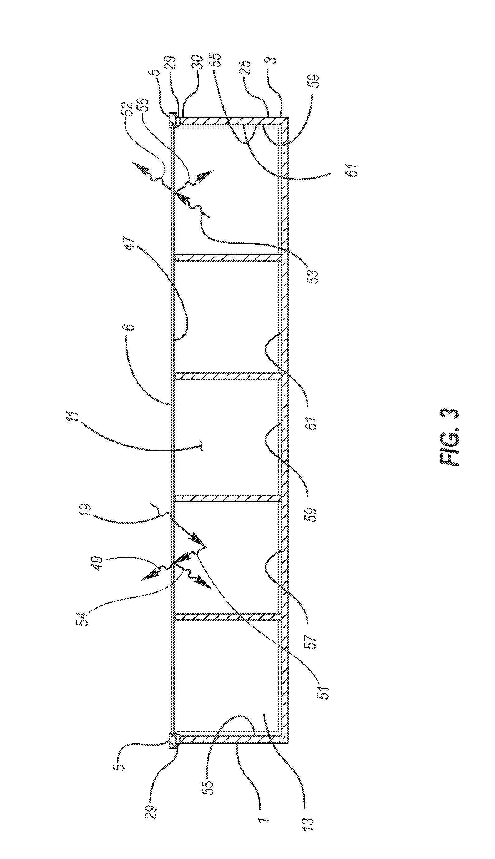 Solar receiver with direct absorption media irradiation