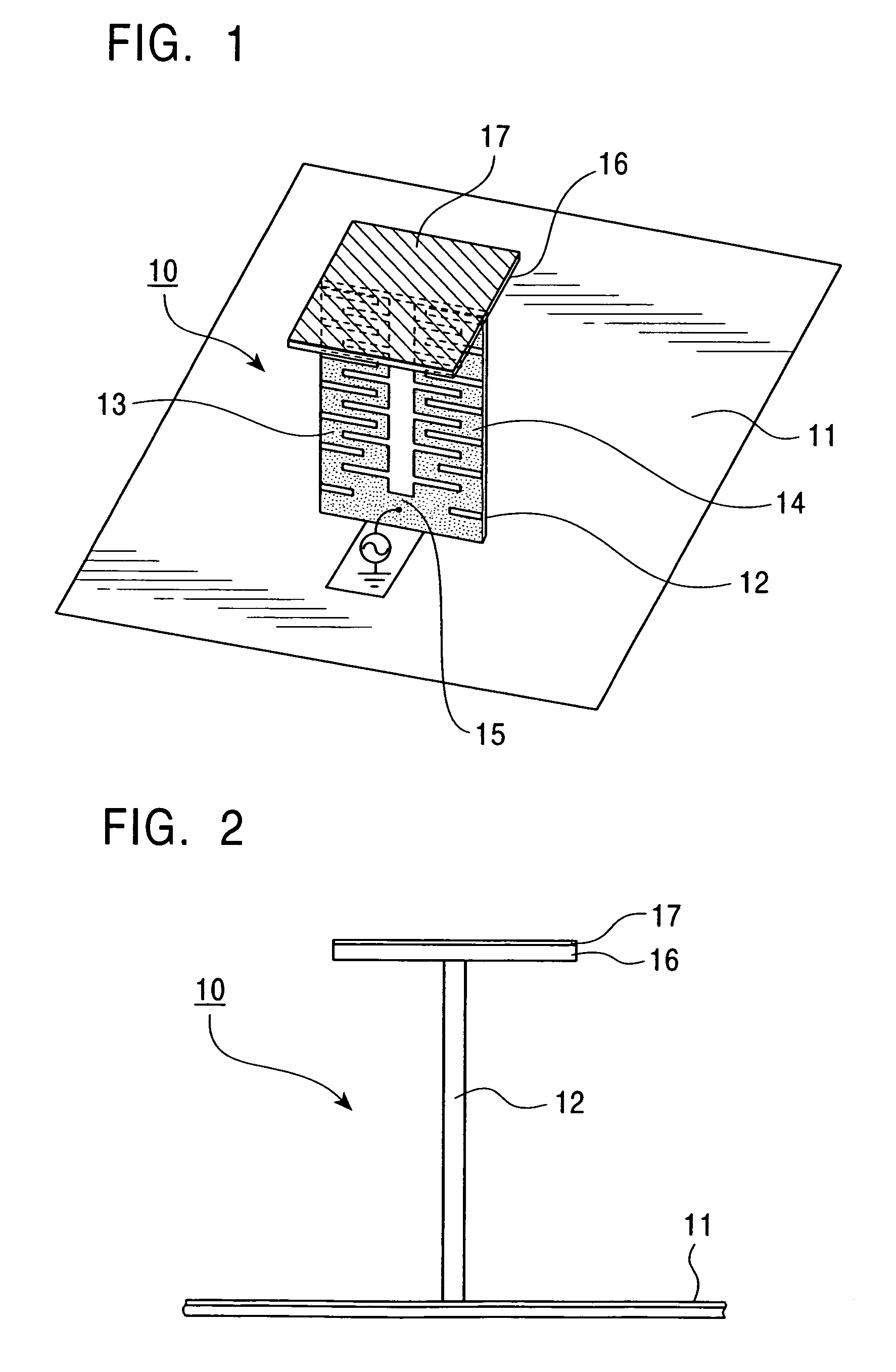 Compact antenna device