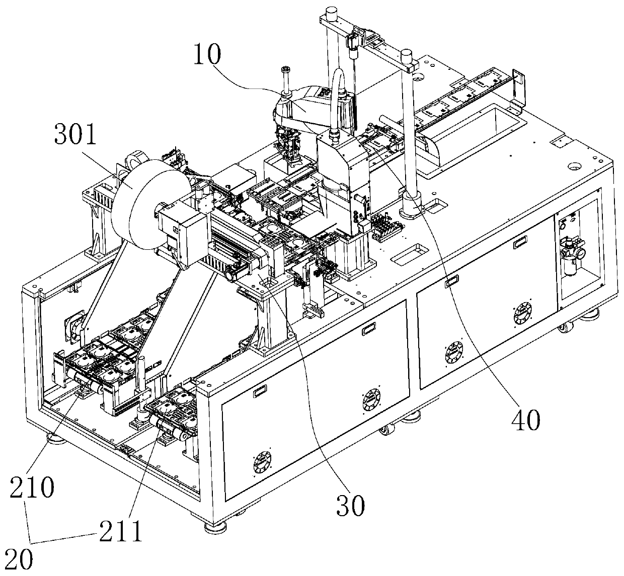 Tray collecting machine