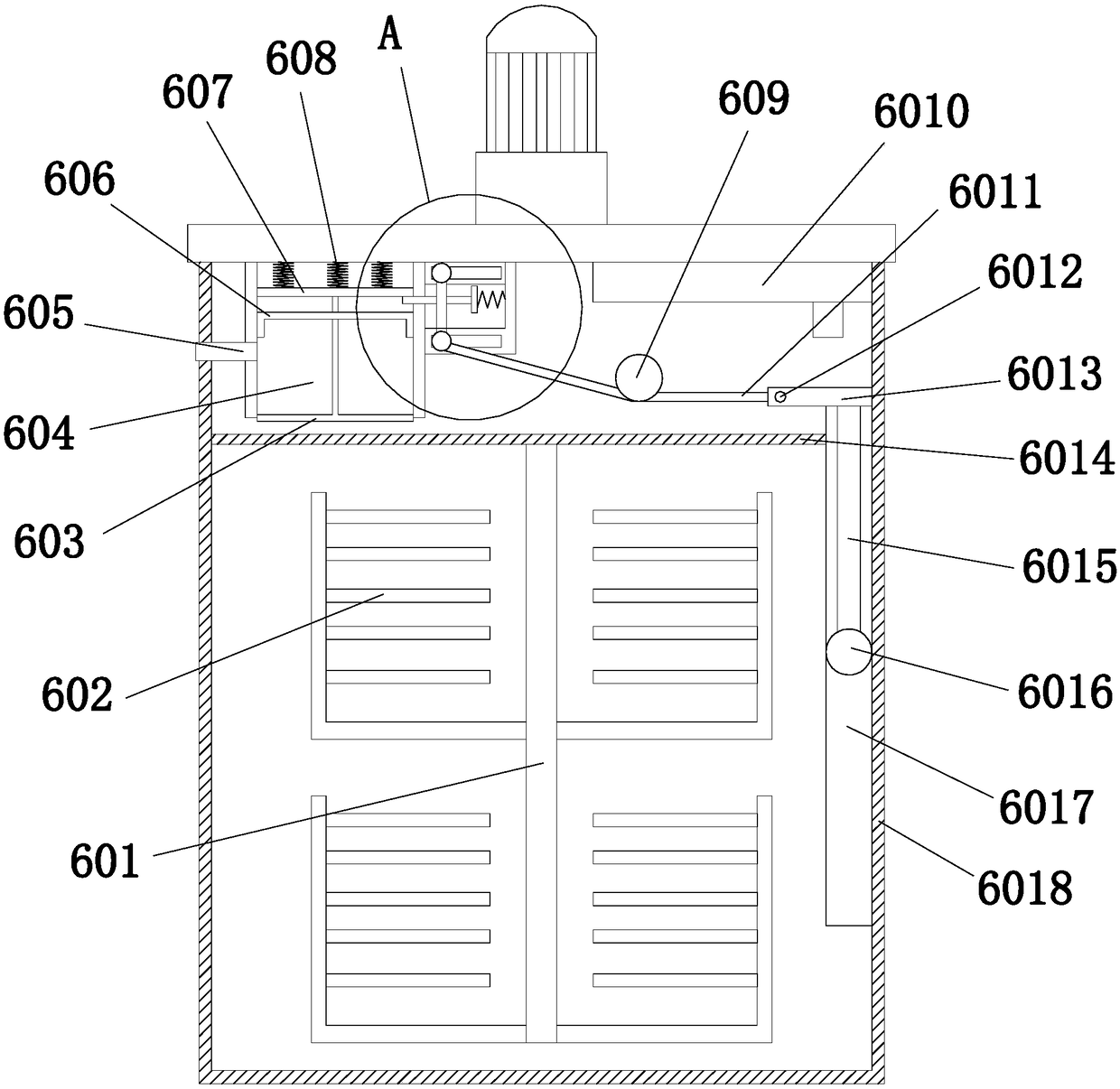 Baking soda water fast preparation device for food production