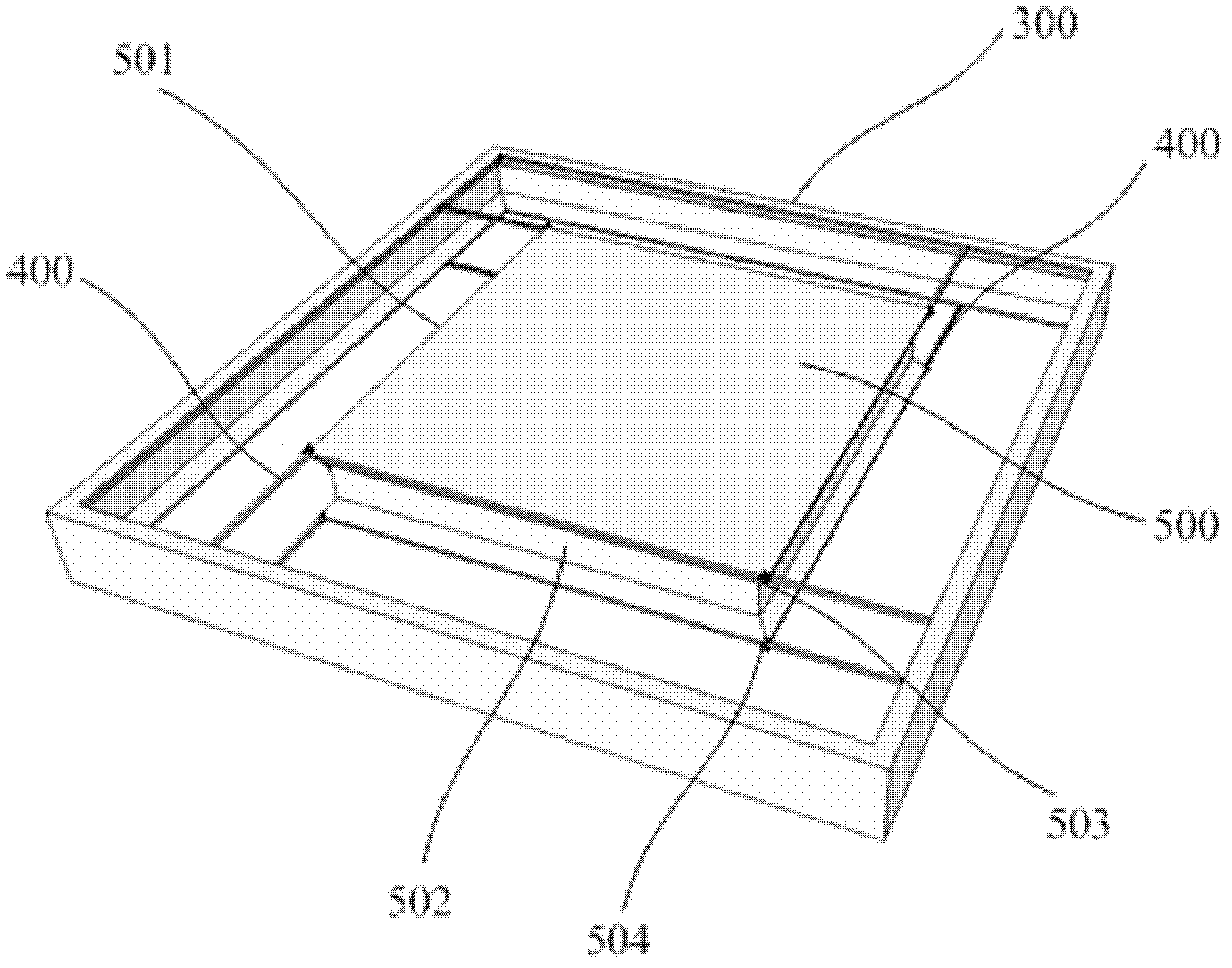 Double-faced parallel symmetric silicon beam mass block structure and method for preparing same