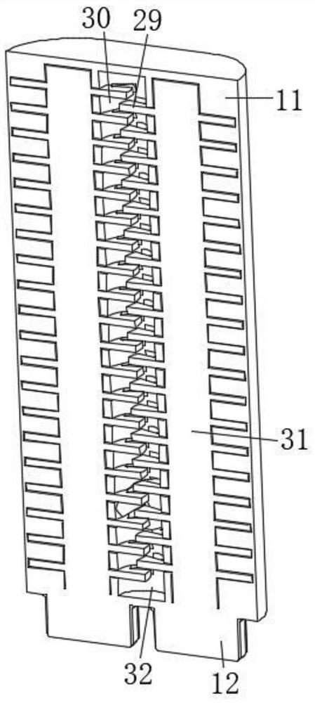 Water-based collagen extraction raw material treatment device