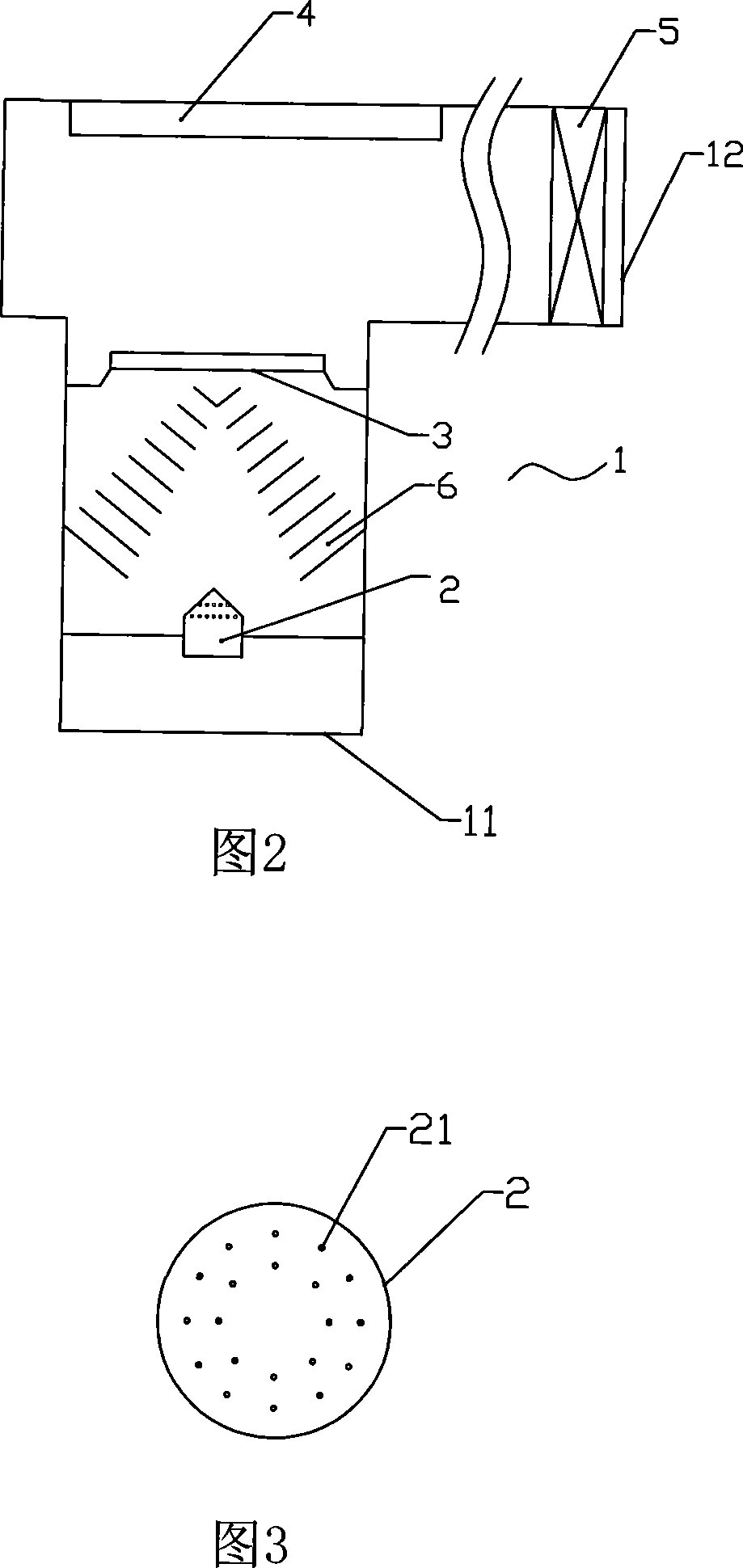 Non-filtering type air disinfection device