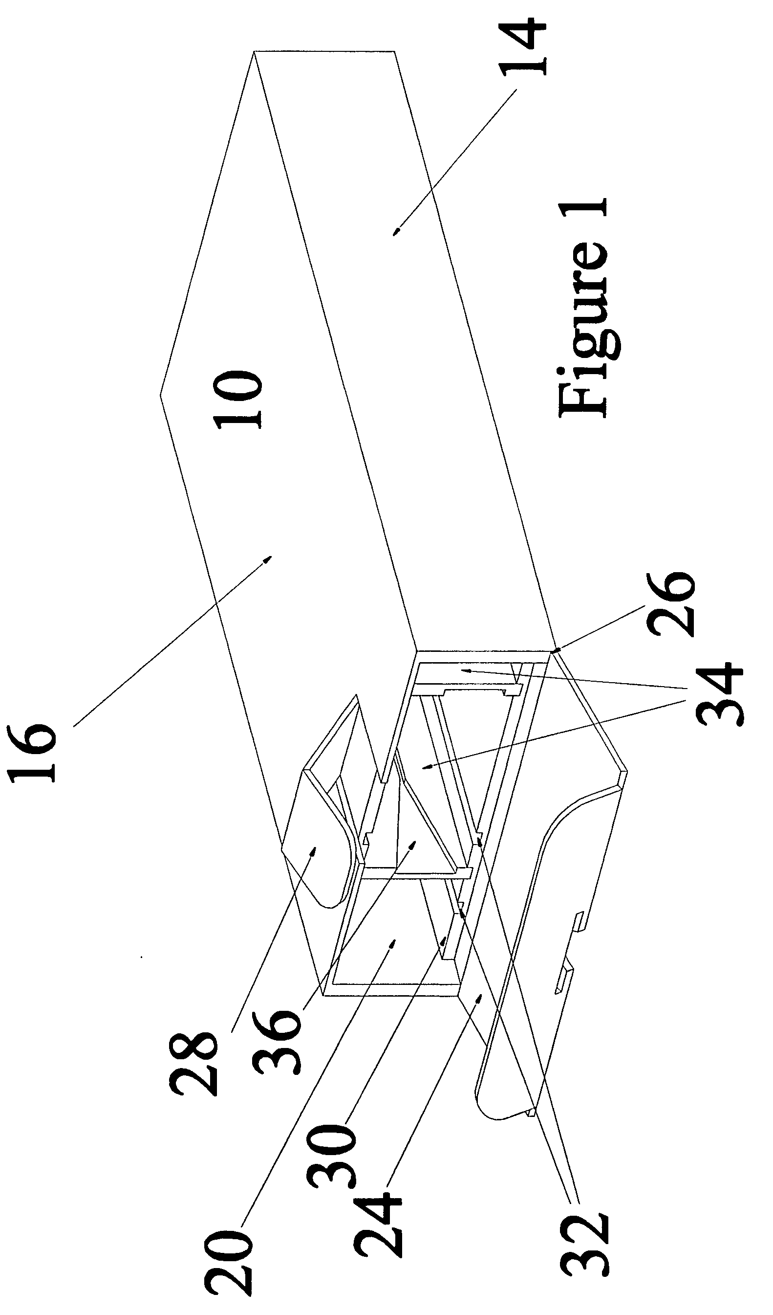 Container with adjustable inner partitions