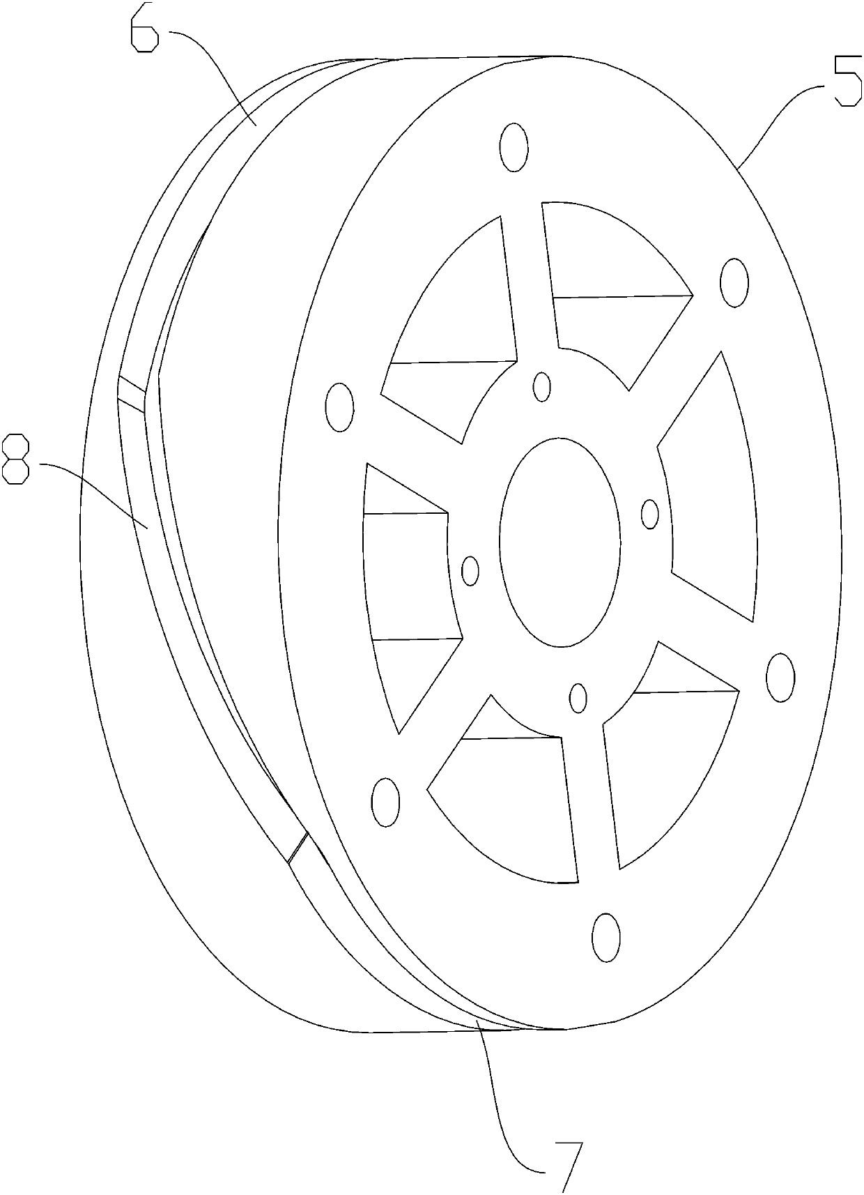 Variable pitch impeller and wind driven generator