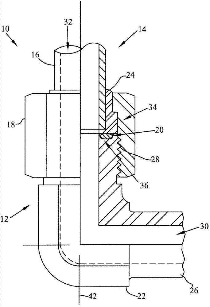 Asymmetrical multi-lobed annular seal for a connector assembly of a vehicle