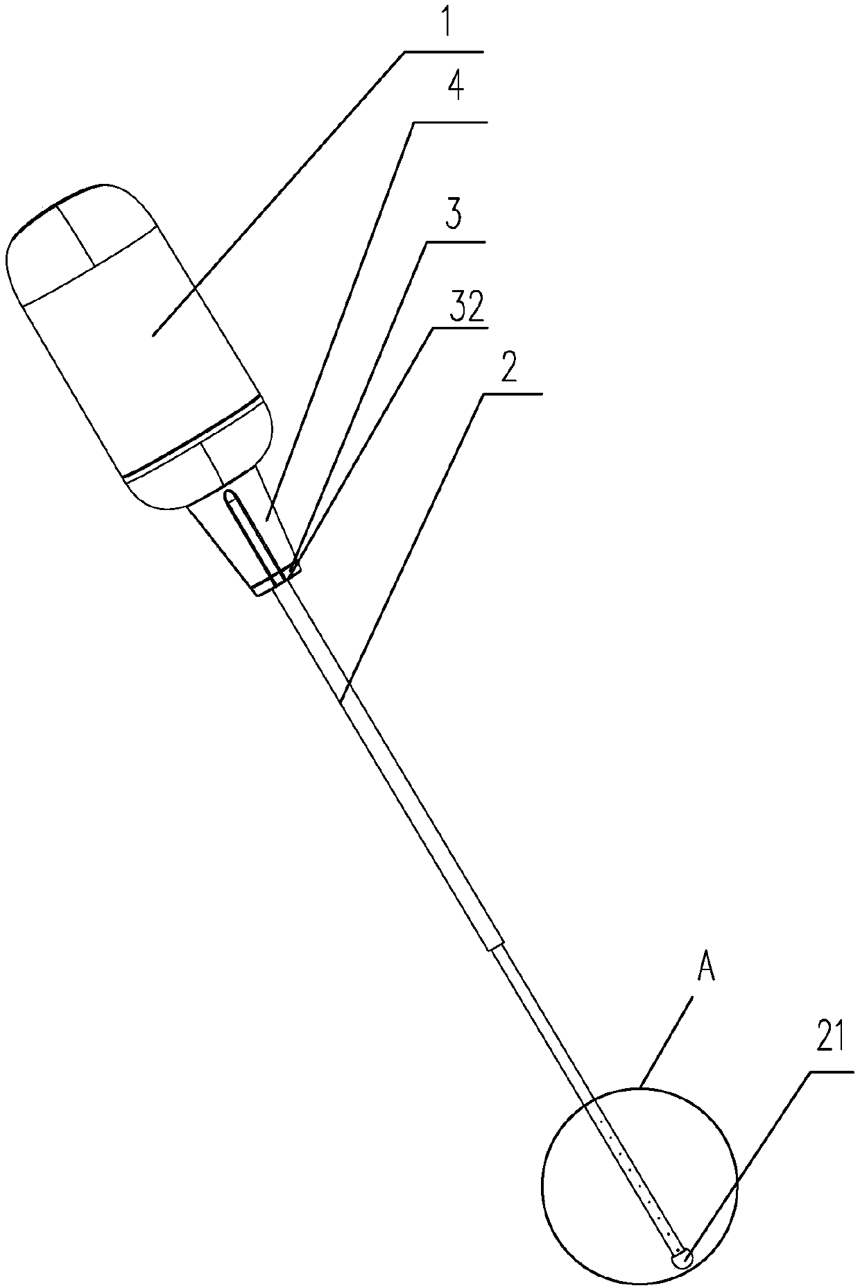 Wine decanting device