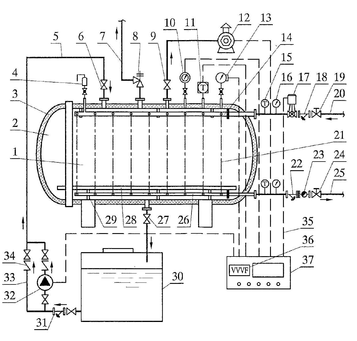 Wood dipping heat treatment pressurization device