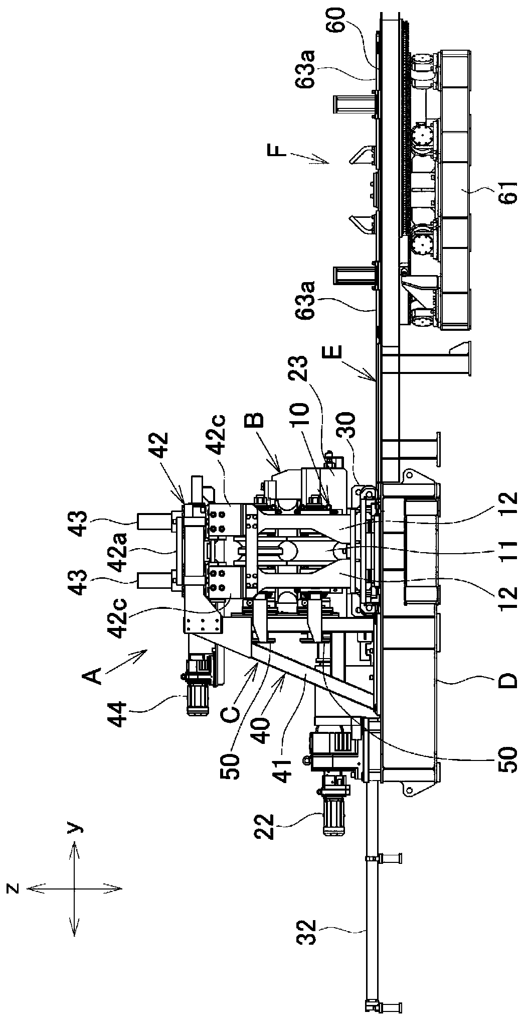 Roll forming machine