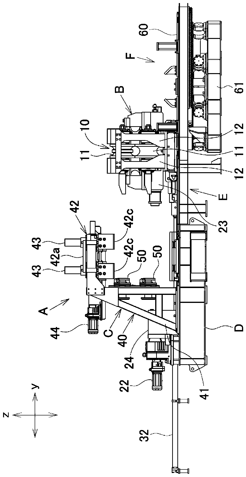 Roll forming machine