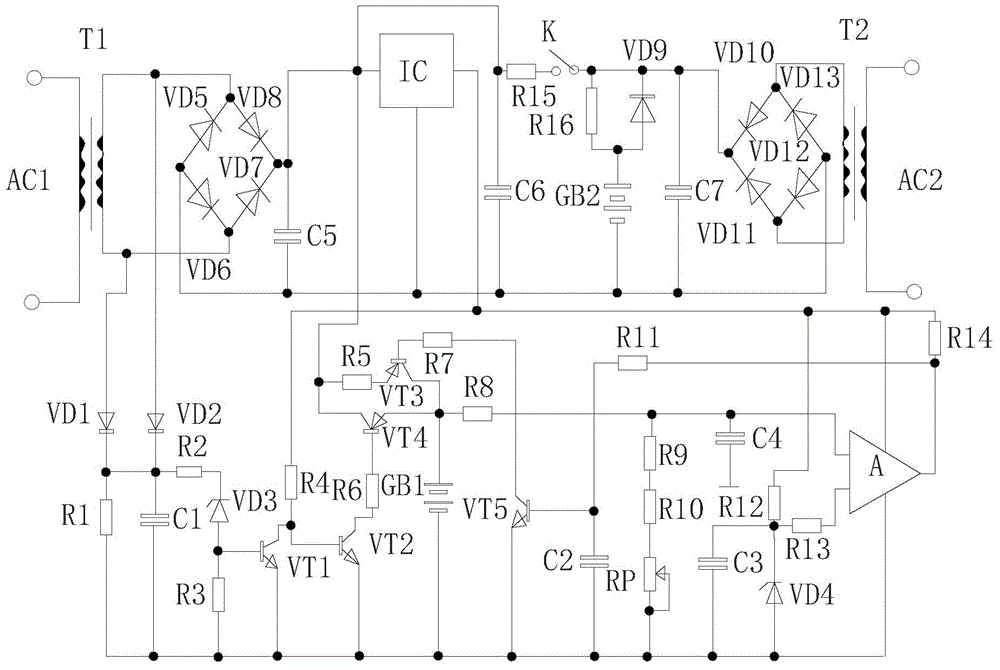 Parallel operation compatible circuit for integrated power supply