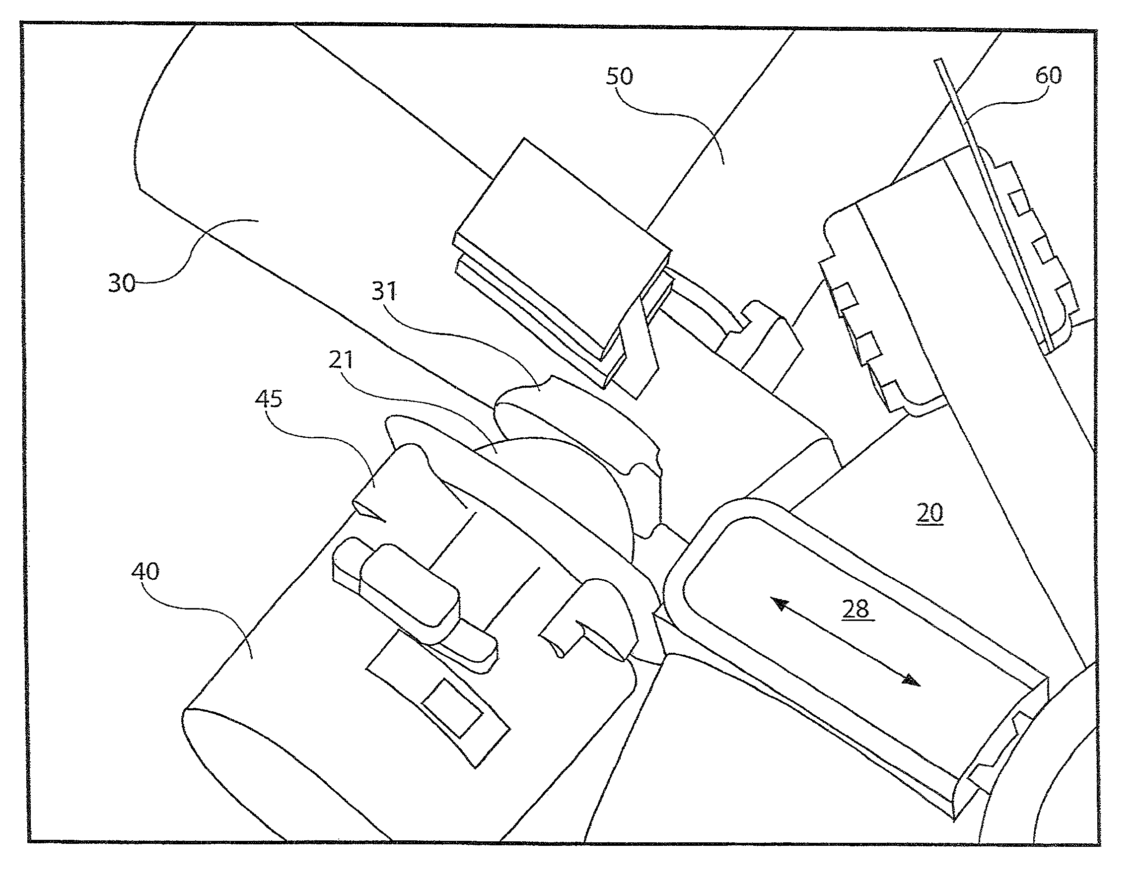 Method and device for clamping a blister within a dry powder inhaler