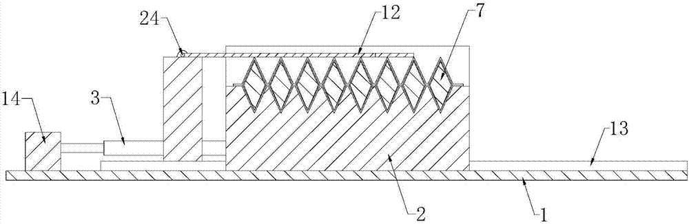 Double-layer corrugated filter cloth and welding positioning device, welding device and welding method thereof