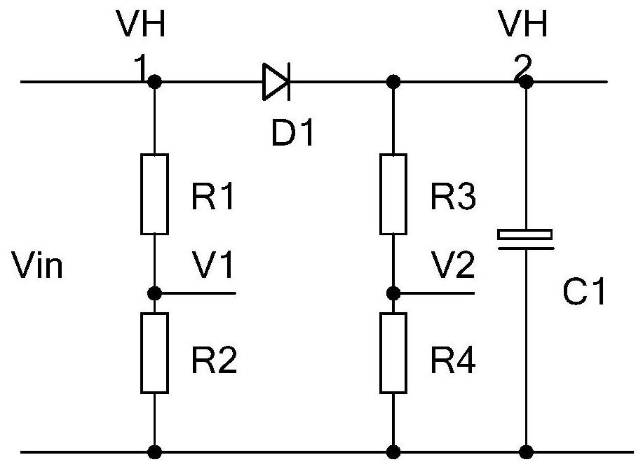An input voltage slow-down undervoltage protection circuit and method for a switching power supply