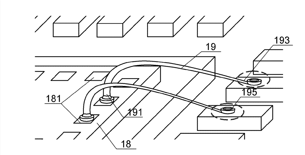 Lead bonding method for lead frame plastically packaged in advance