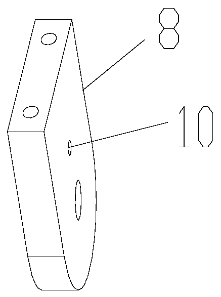 Device for assembling lamp plate to iron frame