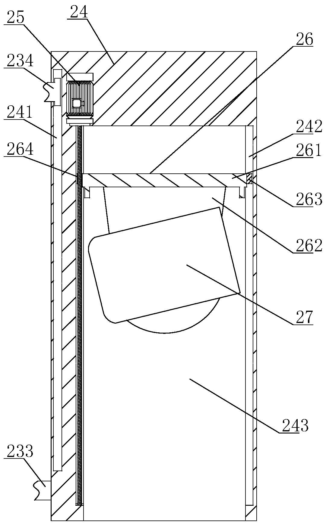 Visualization equipment for graphite guide pipe for molten metal