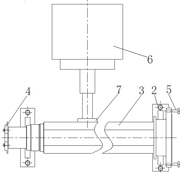 Method for machining high-precision hexagonal shaft through ordinary numerical control boring machine