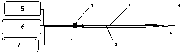 Optical fiber acupuncture needle