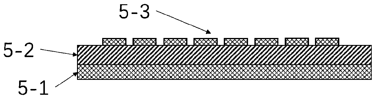 Non-refrigeration infrared focal plane of compound absorption film layer and preparation method thereof