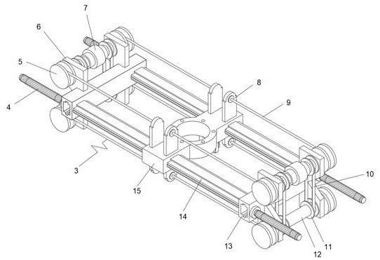 Detection instrument capable of rapidly moving and having positioning and clamping functions