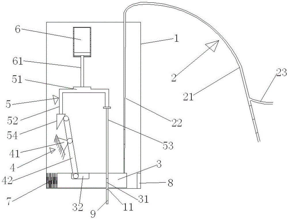 Automatic and precise positioning lifting and unloading device for machine tools